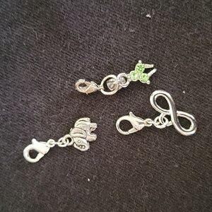 Bundle of 3 silver charms